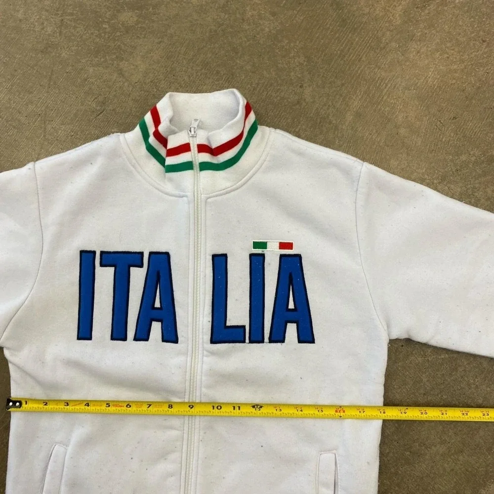 Vintage Italia Italy Soccer Full Zip 90s Jacket Size Small